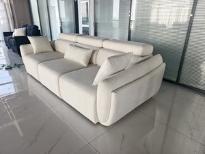 <span class=keywords><strong>Canapé</strong></span> coulissant électrique blanc PUZE PZ088 ZOYA, <span class=keywords><strong>canapé</strong></span> moderne pour salon, 2790*1240*1000mm, idéal pour les espaces de détente. - Product Image 2