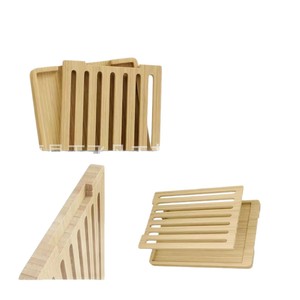 Tabla de Cortar Pan de Madera de Acacia, Rectangular, Multifuncional, para Cocina, Comedor y Hogar - Product Image 1