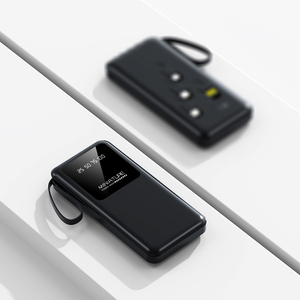 Power Bank Portatile a Ricarica Rapida 10000mAh, Caricabatterie Mobile con 4 Cavi Integrati e Uscita 22.5W, Display LED, Batteria Esterna per Telefono - Product Image 3