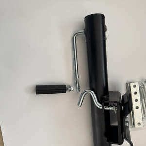 Fabricante profesional chino Jockeywheel Doual 6in 2000 lbs Dual 6 pulgadas <span class=keywords><strong>Jockey</strong></span> Wheel para coche RV Camper Motorhome spray negro - Product Image 5