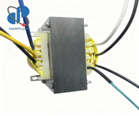 Transformateur de puissance monophasé à montage vertical EI114*50, haute tension, pour classe B 130, 60 Hz, bobinage en cuivre