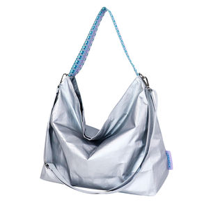Bolso Tote Casual a la Moda - Gran Capacidad, Material Ligero de Tyvek, Diseño con Bloques de Color, Bolso de Mano Ecológico para Mujer - Product Image 5