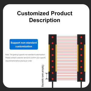 Sensor de Rejilla de Cuatro Niveles Sin Zona Ciega, Detector de Haz Pasante Infrarrojo, Protector de Manos, <span class=keywords><strong>Interruptor</strong></span> Fotoeléctrico - Product Image 5