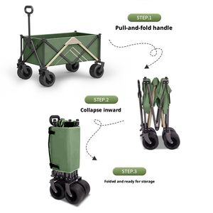 Carrito de Camping Plegable Estilo <span class=keywords><strong>Retráctil</strong></span>, Carrito de Mano Multifuncional para Exteriores, Ideal para Vendedores, Campamentos <span class=keywords><strong>y</strong></span> Picnics - Product Image 5