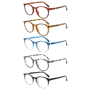 Gafas <span class=keywords><strong>de</strong></span> <span class=keywords><strong>Lectura</strong></span> Redondas con Protección Anti Luz Azul, Diseño Degradado Tortuga, Personalizables al por Mayor, Unisex, para Computadora, para Hombres y Mujeres - Product Image 1