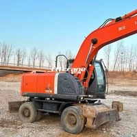 Excavatrice sur pneus Hitachi ZX190 d'occasion, 19 tonnes, modèles Hitachi ZX135, ZX120, ZX100, ZX130, ZX200, en vente
