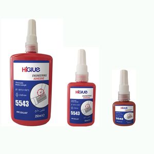 Sellador de Roscas Líquido de PTFE Azul OEM, 30 ml, 50 ml, 250 ml, para Tuberías de Incendios, Sistemas de Agua, Aceite y Líquidos - Product Image 1