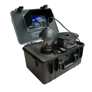 Sistema de Cámara Subacuática con Pantalla LCD de 7 Pulgadas, Resistente al Agua IP68, Rotación de 360 Grados, Cable de 20 m con 12 Luces LED - Product Image 1