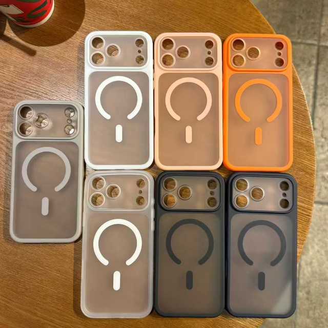 New Magnetic Clear Phone Case for iPhone 17 -13 Wireless Charging Full Lens Coverage Shockproof Protective Back Cover