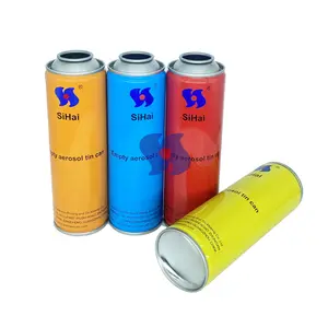 Factory 52mm Insect Killer Spray Tinplate Cans With CMYK Printing aerosol bottle Empty cans