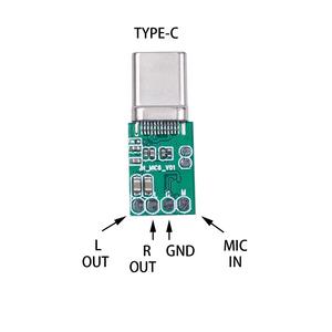 Adaptateur de <span class=keywords><strong>carte</strong></span> son de décodage DAC PCB 5V, prise en charge du casque et du microphone, pour ordinateur de type C, PC, ordinateur portable, appareils téléphoniques - Product Image 4