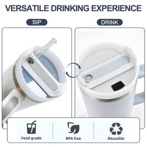 Vaso de Acero Inoxidable 304 de 40 oz, de Grado Alimenticio, con Aislamiento al Vacío de Doble Pared, Libre de BPA - Product Image 3