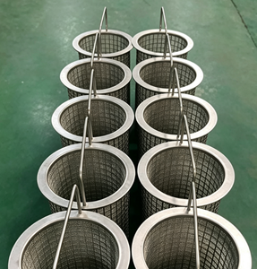 ตลับกรองสกรีนทรงกระบอกสแตนเลสสำหรับอุตสาหกรรมอาหารหรือเคมี - Product Image 6
