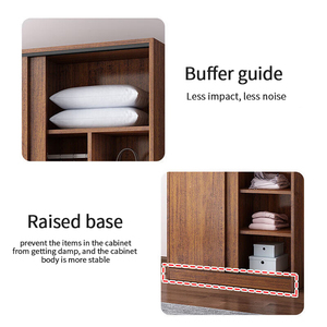 Tủ quần áo hiện đại bằng gỗ, có sẵn trong kho, dùng để cất đồ trong phòng ngủ - Product Image 3