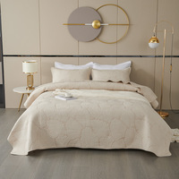 Ensemble de literie minimaliste, taie d'oreiller respirante et douce pour la peau, motif linéaire uni, ensemble de couvre-lit 100% coton pour la maison