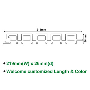 Revestimiento de Pared Decorativo Interior 3D, Paneles Acordonados con Aspecto de Madera, WPC, Revestimiento de Pared Duradero - Product Image 3