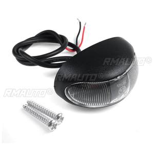 10PCS Feux de position latéraux étanches 10-30V 2LED pour semi-remorques, remorques, bus, pick-up - Product Image 3