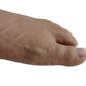 Fisioterapia dispositivos médicos <span class=keywords><strong>Cass</strong></span> I pierna prótesis Pie de silicona, pie artificial de silicona cosmética para personas discapacitadas - Product Image 1