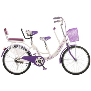 <span class=keywords><strong>Bicicletta</strong></span> Portatile Ultra Leggera da 22 Pollici per Adulti, Mini Bici a Due Posti, Monovelocità, Freno a V Doppio, Forcella in Acciaio, Genitore-Figlio, Tianjin - Product Image 1