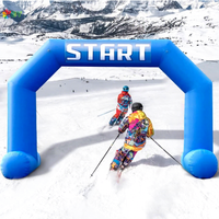 Arche de départ/arrivée gonflable entièrement personnalisée, résistante aux intempéries, pour marathon, course, festival de musique