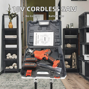 Outil électrique de bricolage <span class=keywords><strong>sans</strong></span> <span class=keywords><strong>fil</strong></span> Portable <span class=keywords><strong>18V</strong></span> <span class=keywords><strong>scie</strong></span> alternative pour la coupe du bois/métal <span class=keywords><strong>scie</strong></span> <span class=keywords><strong>sabre</strong></span> électrique Rechargeable Source de batterie - Product Image 2