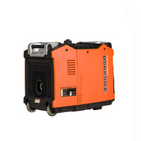 Générateur d'énergie portable super silencieux à onduleur BISON (CHINE) 5500W 5KW à onde sinusoïdale pure avec démarrage à distance DC