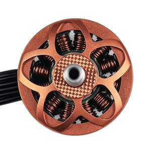 Ensemble de moteurs sans balais 2207 1960KV, en alliage d'aluminium, couleur noir-orange, 4 pièces avec vis et écrous pour modèle de Drone FPV de 5 pouces - Product Image 5