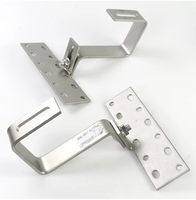Accessoires de toiture en tuiles émaillées SHUNLIDE, support photovoltaïque triangulaire, crochet de fixation, acier inoxydable 304, clip de base solaire type 2 mm