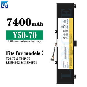 Laptop-Akkuzellen-Preis 7,4V 7400mAh Y50-70 Laptop-Akku für Lenovo Erazer Y50-70 Y50-80 <span class=keywords><strong>Y50P</strong></span> <span class=keywords><strong>Y50P</strong></span>-70 Serie Notebook - Product Image 2