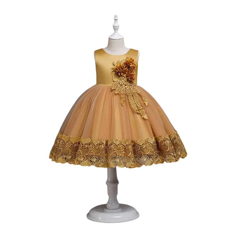 Teenager Prom Frock Designs Baby Clothes Flower Girl Trailing Wedding Evening Party Dresses
