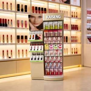 फैक्टरी उच्च अंत वेंडिंग मशीन कार्डबोर्ड डिस्प्ले लिपस्टिक प्रदर्शन खुदरा त्वचा देखभाल उत्पाद प्रदर्शन बूथ - Product Image 3