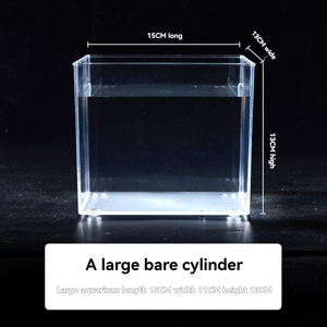 Nouveau bricolage <span class=keywords><strong>Fish</strong></span> TankTransparent Douyu plastique paysage décoration créative réservoir écologique eau avec filtre pour poissons - Product Image 5