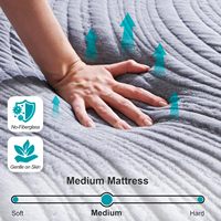 Matelas en mousse à mémoire de forme confortable pour la santé du corps, style tendance, mousse pure, assemblage, housse, sommeil complet, nuit
