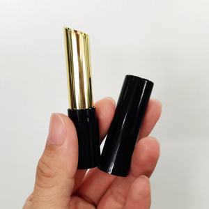 Envase Vacío para Bálsamo Labial de 2.8g, Tubo de Plástico Dorado, Negro o Transparente para Lápiz Labial DIY, Tubo Redondo para Bálsamo Labial - Product Image 1