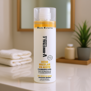 Thader Pharma V-Ministral C Agua Micelar Limpiadora Facial Oleosa 500mL Rica en Minerales y Oligoelementos España - Product Image 3