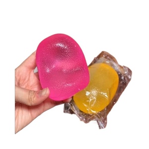Jouet anti-stress Muscle Power Squeeze, boule de maltose à presser effet peau glacée, couleur bonbon, à rebond lent, pour jeunes et personnes d'âge moyen - Product Image 5
