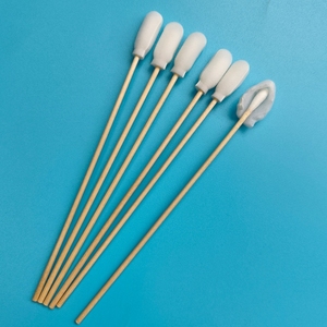 720 Hisopos de Espuma Redondos Grandes para Sala Limpia con Cabeza de Esponja y Palito de Madera - Product Image 1