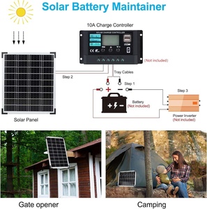 Panneau solaire mono 20W 18V avec une efficacité de 23% et un verre trempé pour camping-car, toit de voiture, ferme, utilisation hors réseau - Product Image 5