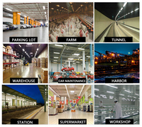 Tube fluorescent LED T8 IP65 40W, luminaire étanche pour garage extérieur, jardin et usage industriel, éclairage pour voitures stationnées