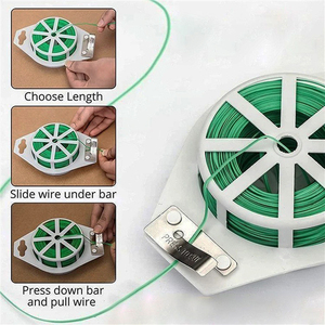 Attaches de jardinage multi-usages en métal OEM/ODM avec coupe-câbles intégré pour plantes vertes - Product Image 6