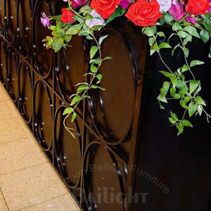 Wedding Party Use square Stainless Steel <strong>bar</strong> <strong>Counter</strong> with <strong>Light</strong> - Product Image 5