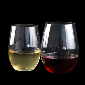 <span class=keywords><strong>Verre</strong></span> <span class=keywords><strong>à</strong></span> <span class=keywords><strong>vin</strong></span> sans pied en <span class=keywords><strong>plastique</strong></span> PET transparent incassable de 16 oz, <span class=keywords><strong>réutilisable</strong></span>, pour fêtes, mariages, bars - Product Image 2