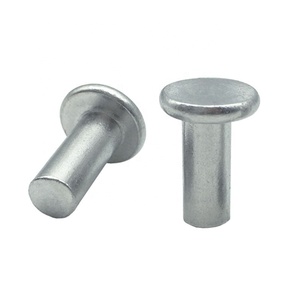 Remaches Sólidos de Cabeza Plana de Acero Galvanizado DIN 7338 <span class=keywords><strong>para</strong></span> Forros de Freno <span class=keywords><strong>y</strong></span> Embrague - Product Image 1