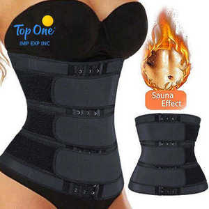 Top One Custom Private Label Double Tummy Steel Bone Latex Entrenador de cintura Venta caliente Cintura más delgada - Product Image 1