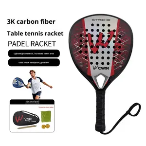 ไม้เทนนิส CWIN 4090 3K บอร์ดเน็ตแร็กเก็ต ไม้พาเดลเทนนิส พร้อมคาร์บอนไฟเบอร์ 3K ดีไซน์โปร่งใส น้ำหนักเบา - Product Image 2