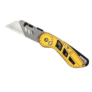 stainless steel material type camping survival utility folding pocket cut knife paper