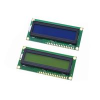 Modul Layar LCD 1602A 5V dengan Lampu Latar Layar Biru Kuning-Hijau Antarmuka Serial IIC I2C