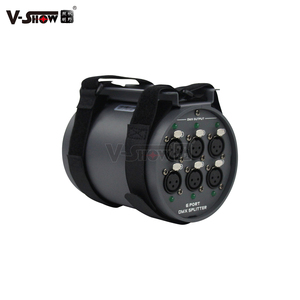 VSHOW DSP06 1pc Dmx <strong>Controller</strong> 6 Port DMX Splitter Output 512x 6 Channels for <strong>Dj</strong> Disco Stage - Product Image 4