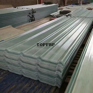 Paneles de Techo Corrugados de FRP de Alta Calidad, Láminas de Material de Pared de Fibra de Vidrio con Aislamiento - Product Image 2