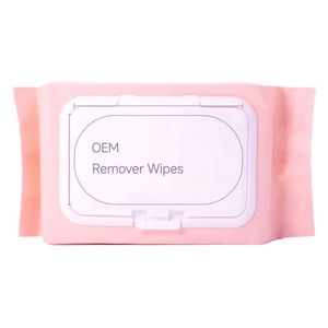 Lingettes humides de marque privée de haute qualité nettoyant pour le visage démaquillant à usage domestique pour les mouchoirs en lingettes nettoyantes - Product Image 1